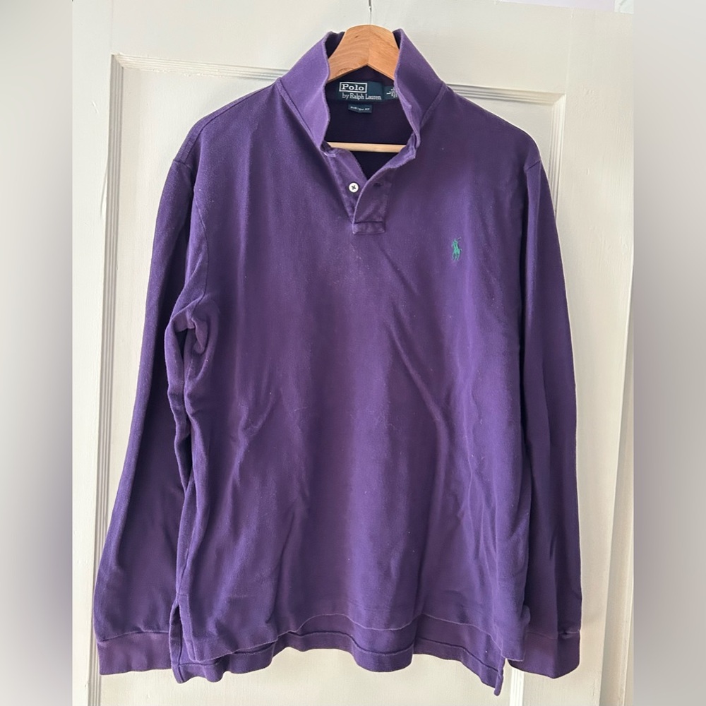 Ralph Lauren Purple Polo Shirt for Men